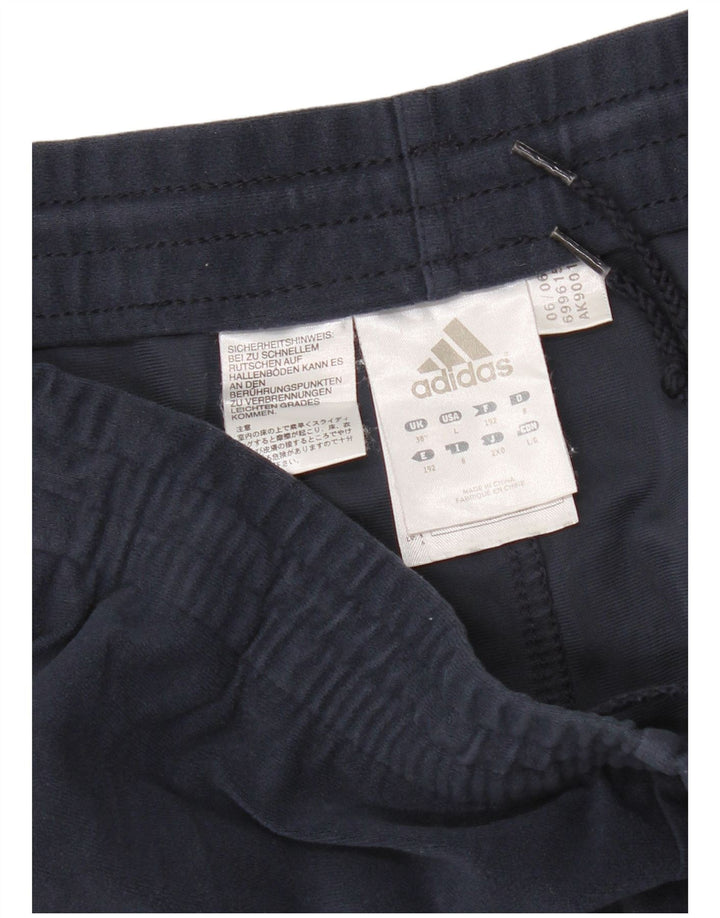 Мужские спортивные брюки Adidas XL темно-синие из полиэстера