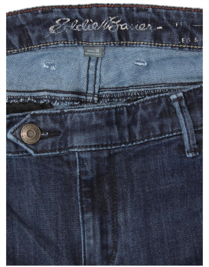 Женские прямые джинсы EDDIE BAUER с пышными формами, размер США 14, XL, W36, L28, темно-синий, хлопок