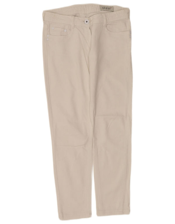 Guess Womens Slim Jeans  W28 L27 White Cotton