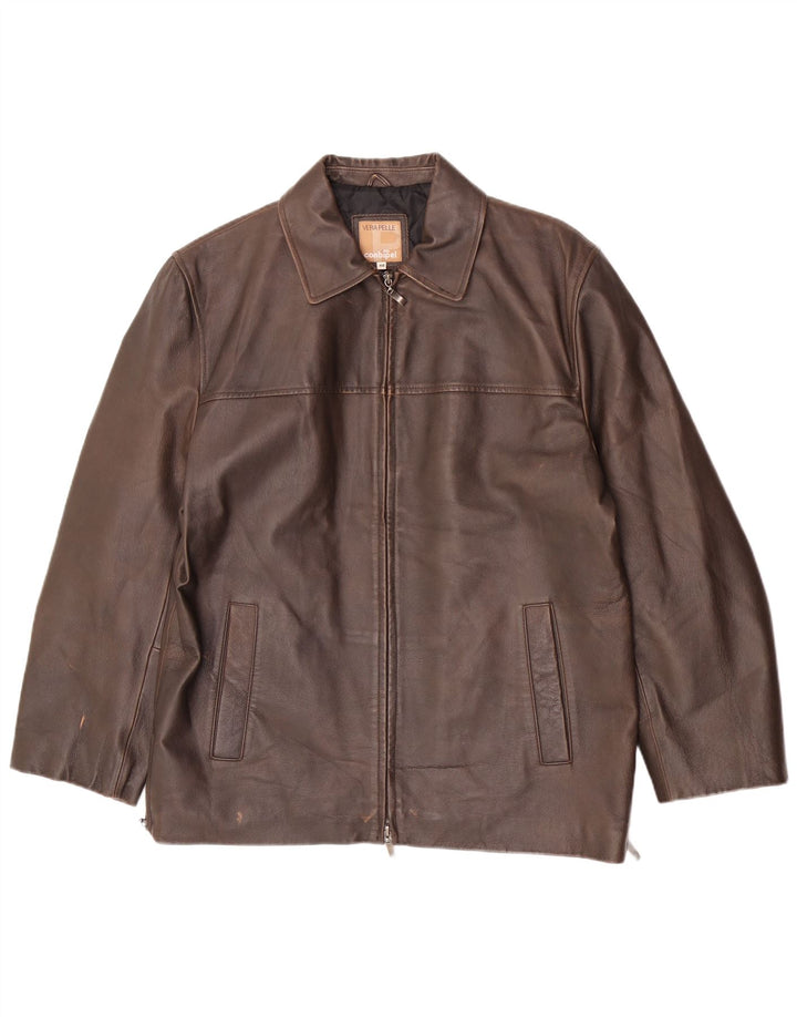 Мужская кожаная куртка Conbipel IT 48 Medium Brown