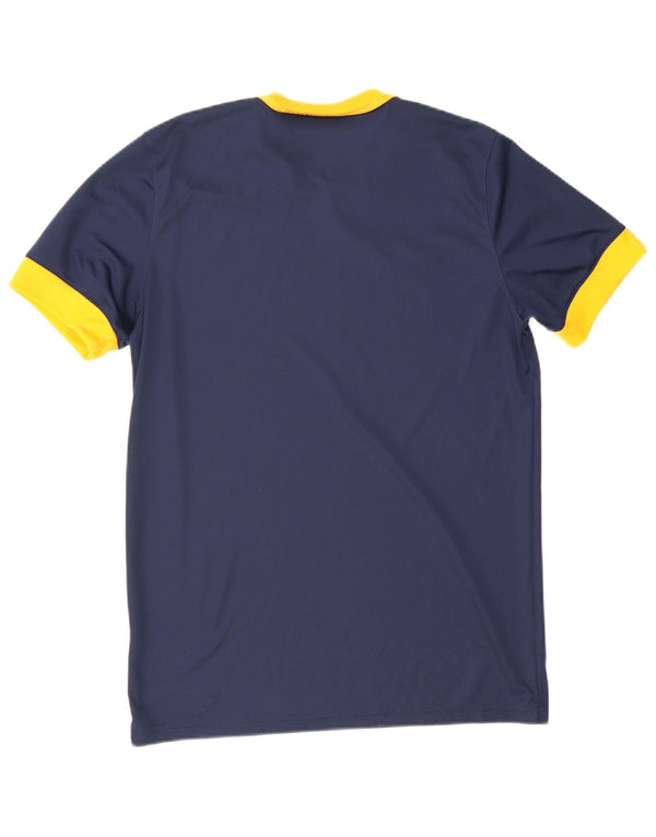 Мужская футболка Nike Dri Fit, большой темно-синий цветной блок