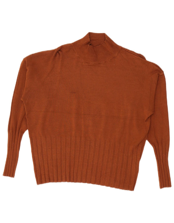 Женский джемпер с высоким воротником Marks & Spencer, Великобритания, 18 XL, бордовый, вискоза