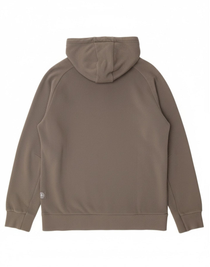 UMBRO Mens Zip Hoodie Sweater Large Grey Cotton