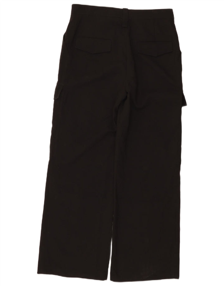 Женские широкие брюки карго Zara Medium W28 L30, черные