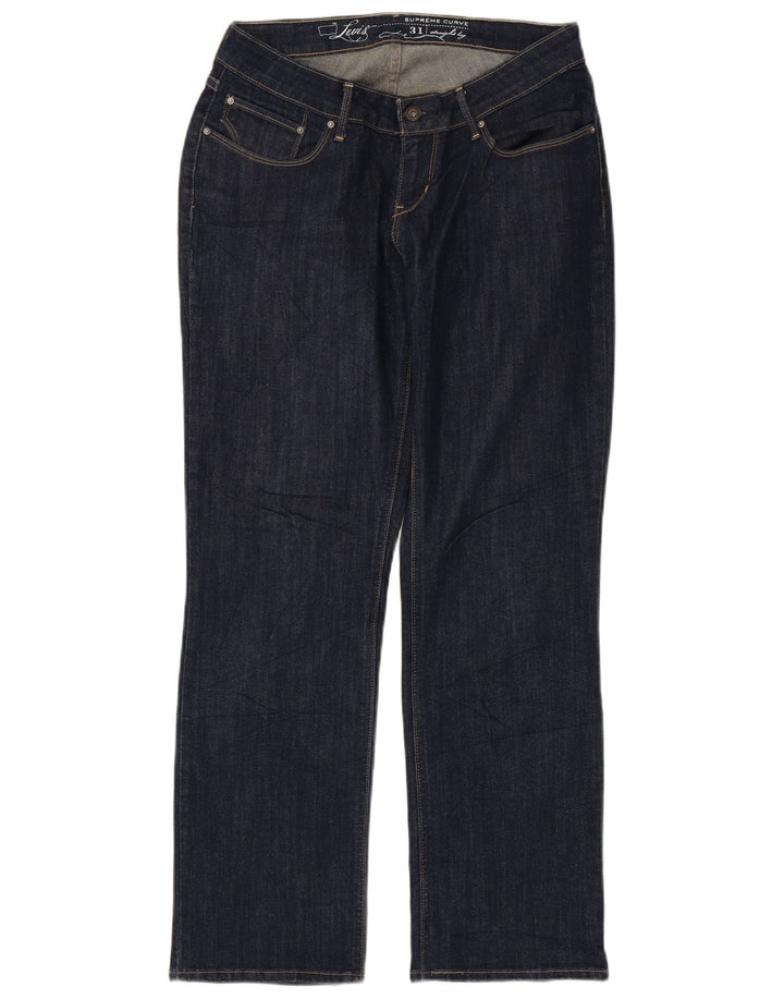 Женские прямые джинсы LEVI'S W31 L30 Темно-синие, хлопок