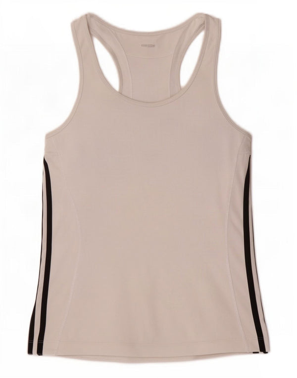 Женский жилет Adidas Climalite Top UK 8, маленький белый полиэстер