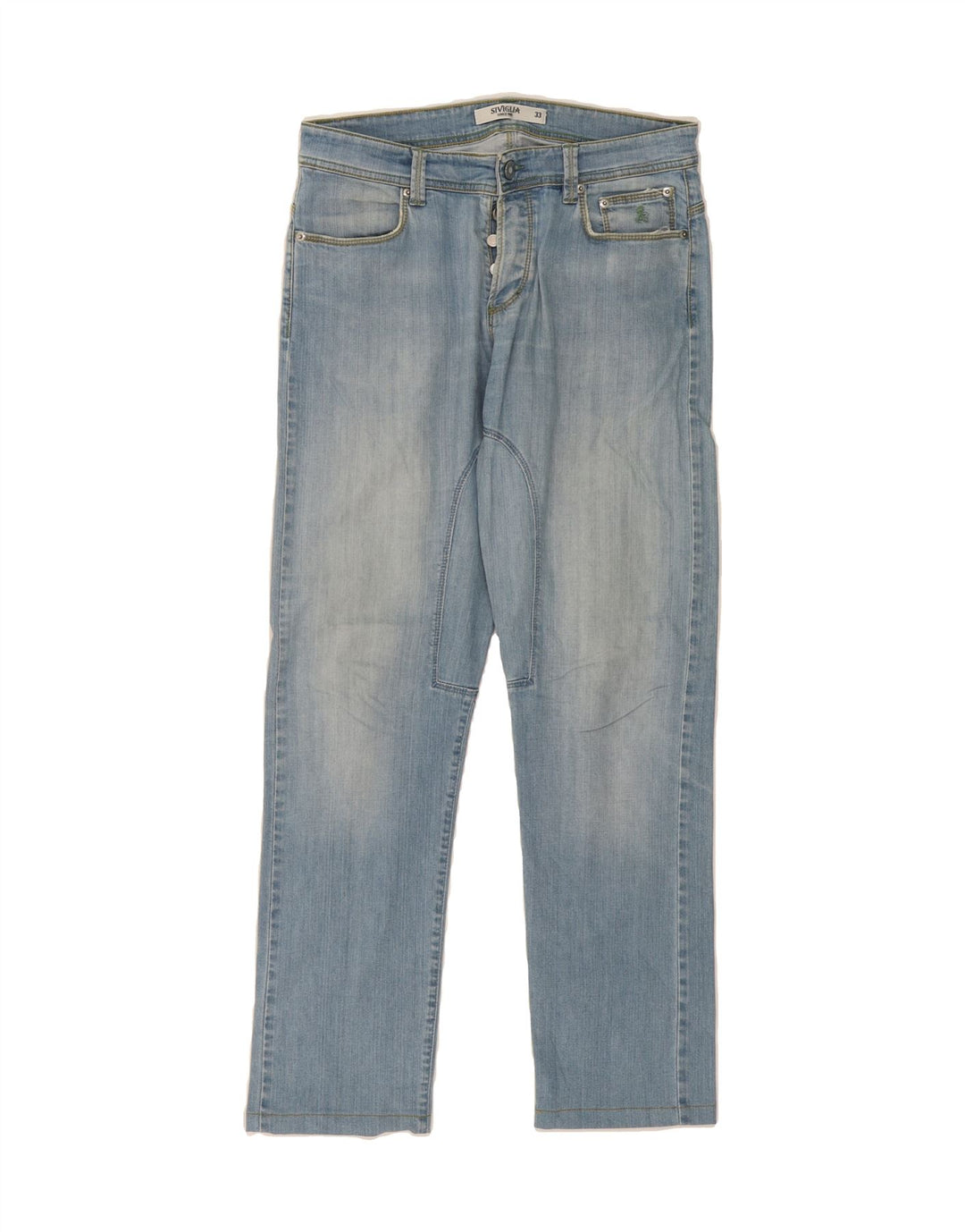 SIVIGLIA Mens Straight Jeans W33 L31 Blue Vintage SIVIGLIA and Second-Hand SIVIGLIA from Messina Hembry 
