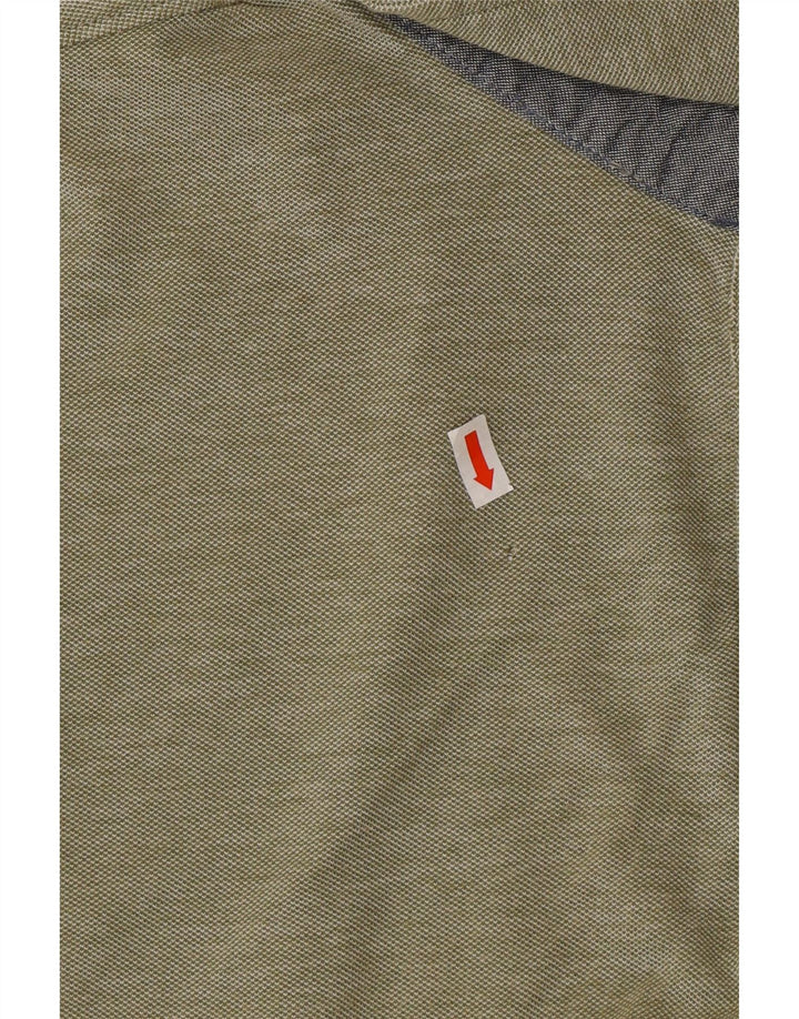 TIMBERLAND Мужская рубашка-поло приталенного кроя 3XL, зеленый хлопок