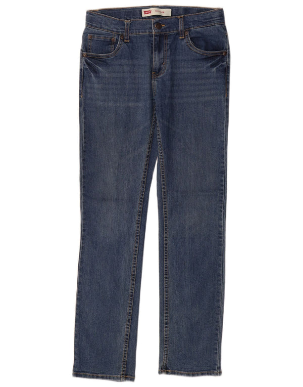 LEVI'S Girls 511 Slim Jeans 13-14 Years Blue Cotton