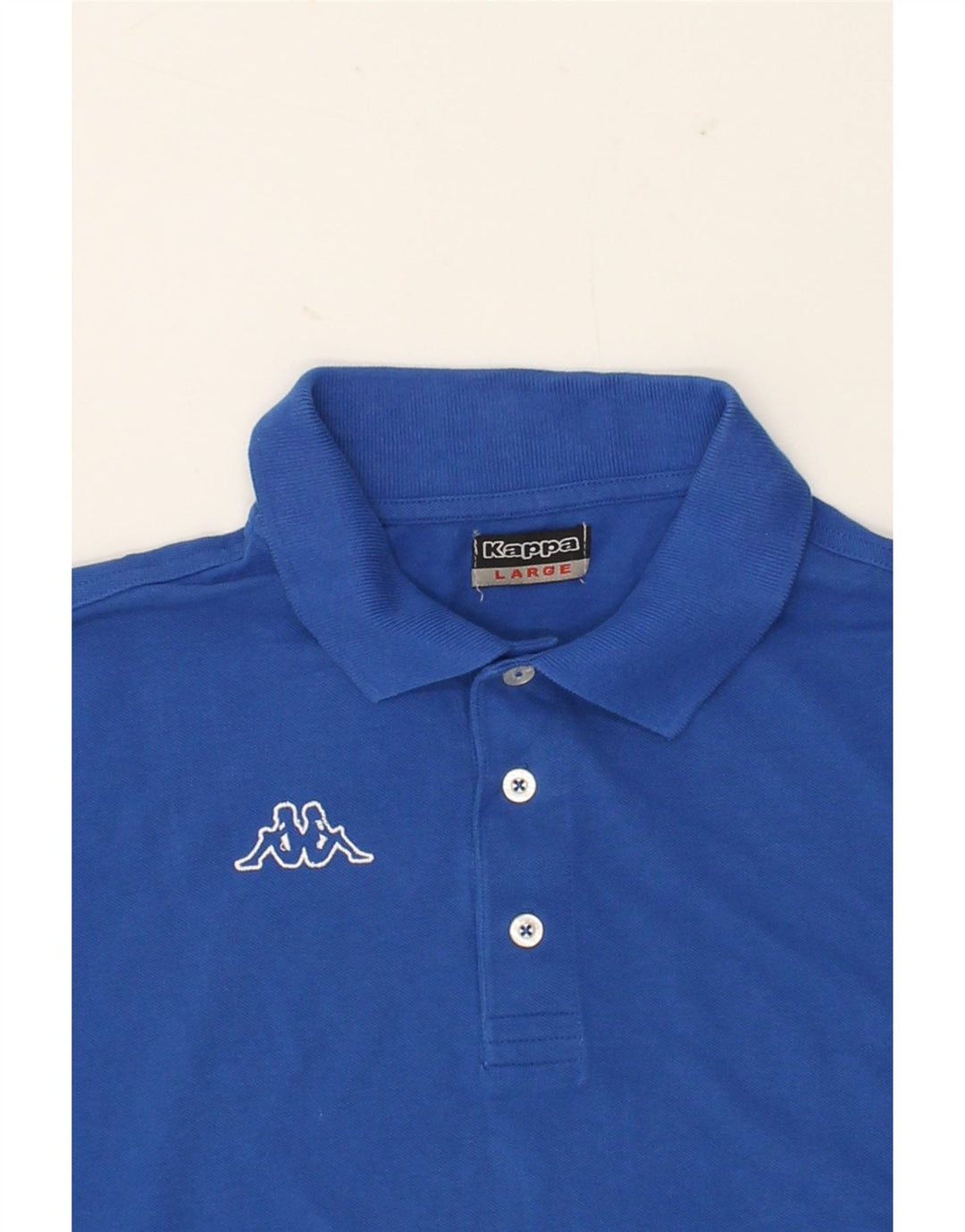 KAPPA Mens Polo Shirt Large Blue Cotton Vintage Kappa and Second-Hand Kappa from Messina Hembry 