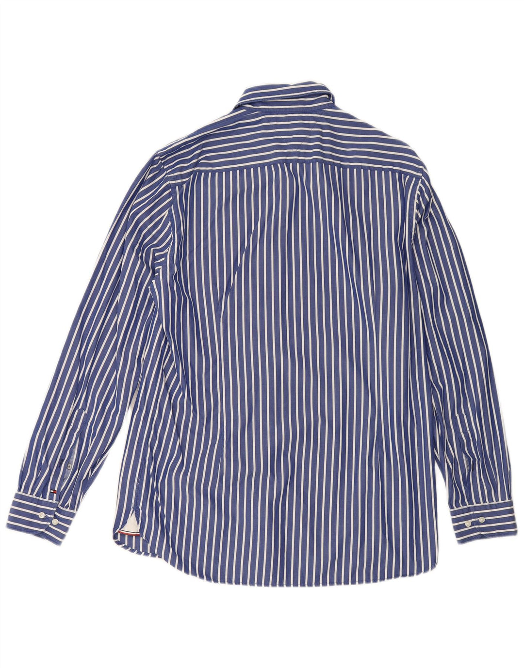 Мужская рубашка Tommy Hilfiger из хлопка в большую синюю полоску