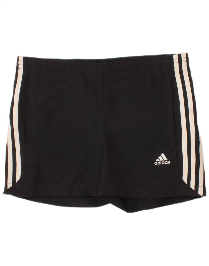 Спортивные шорты Adidas Climalite для мальчиков 9-10 лет, черный полиэстер