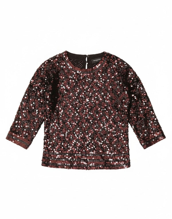 Серая женская блузка с рукавом 3/4 Lawrence Grey UK 10, маленькая, черный акрил