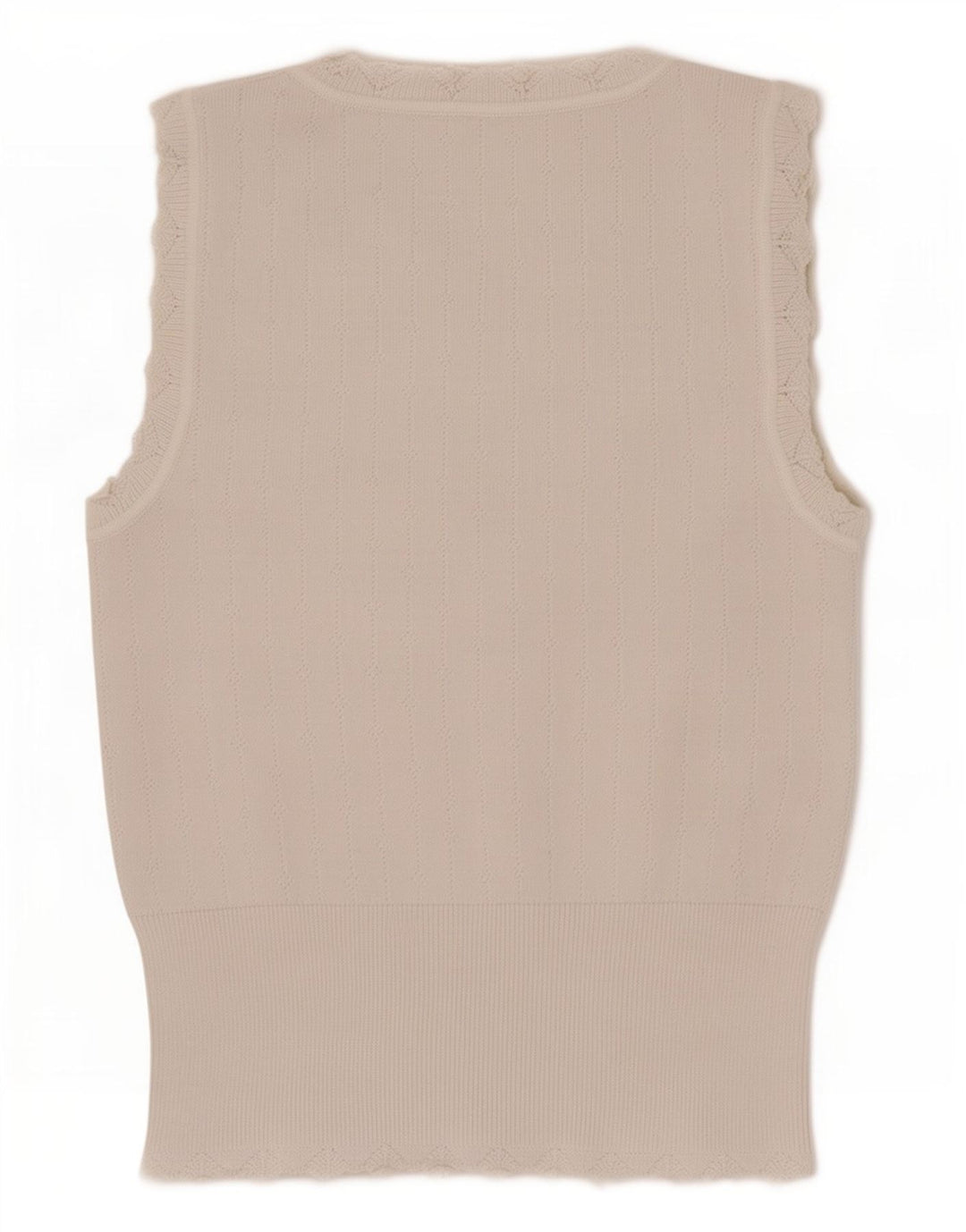 Женский жилет Zara UK 12, средний белый, вискоза