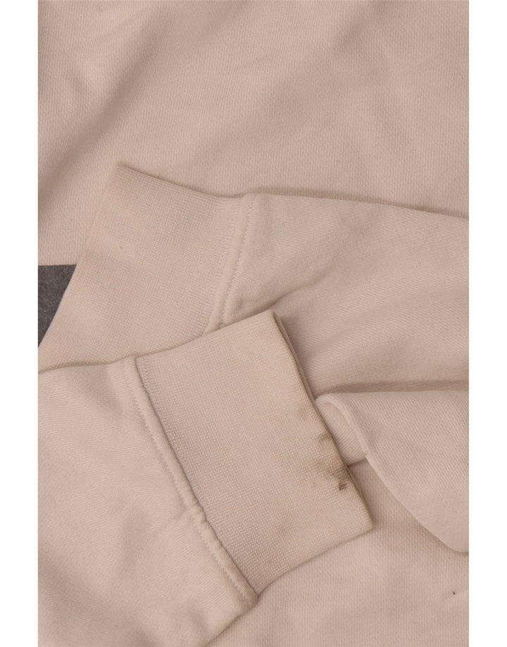 Мужской свитер Zara, большой белый хлопковый джемпер с цветными блоками