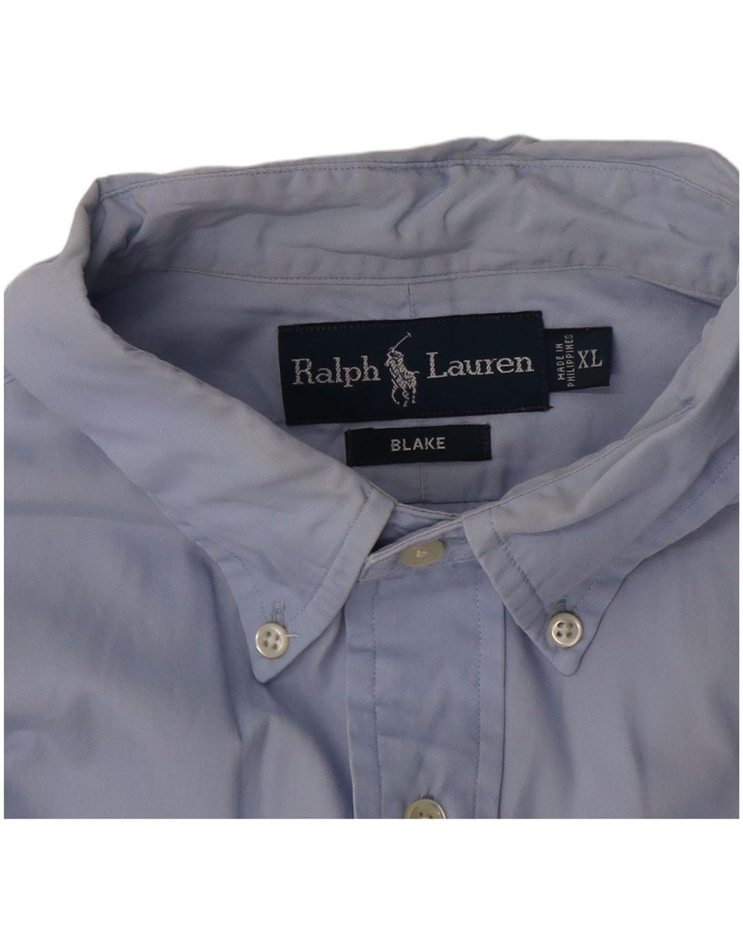 Мужская рубашка с коротким рукавом Ralph Lauren Blake XL, синяя