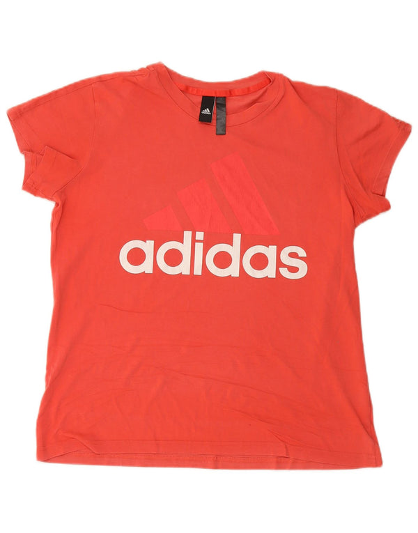Женская футболка с рисунком ADIDAS Top UK 18 XL, красный хлопок