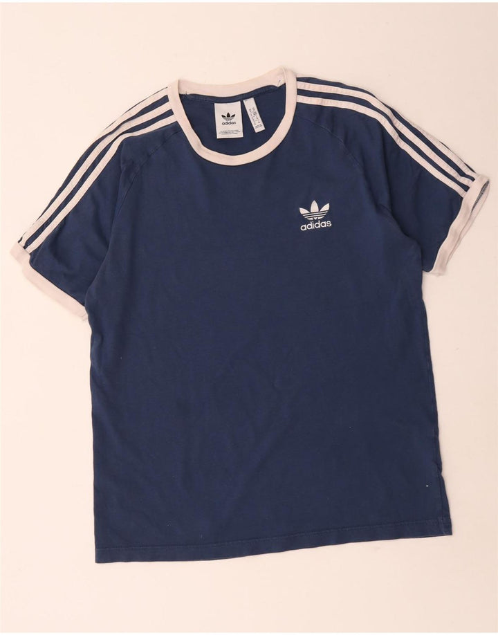 Мужская футболка Adidas Top Medium Navy Blue Хлопок