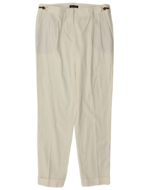 Женские зауженные брюки-чиносы Massimo Dutti EU 36 XS W26 L27 Off White