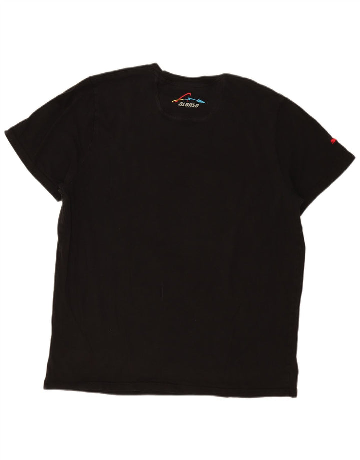 Мужская футболка с рисунком Puma 2XL, черная