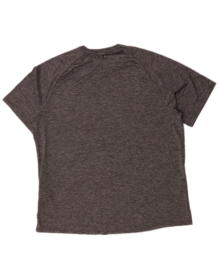 Мужская футболка Under Armour Top 2XL, серый полиэстер с крапинками