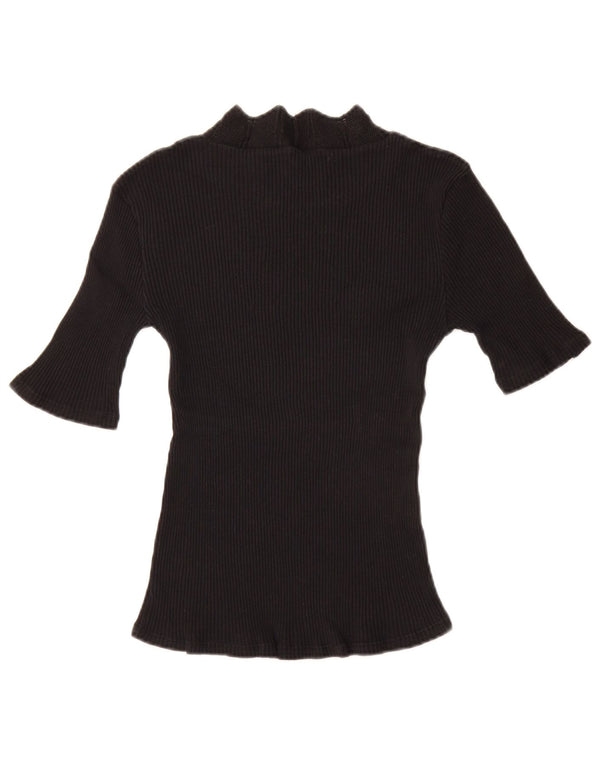 Женская футболка Zara Top UK 14, большая черная