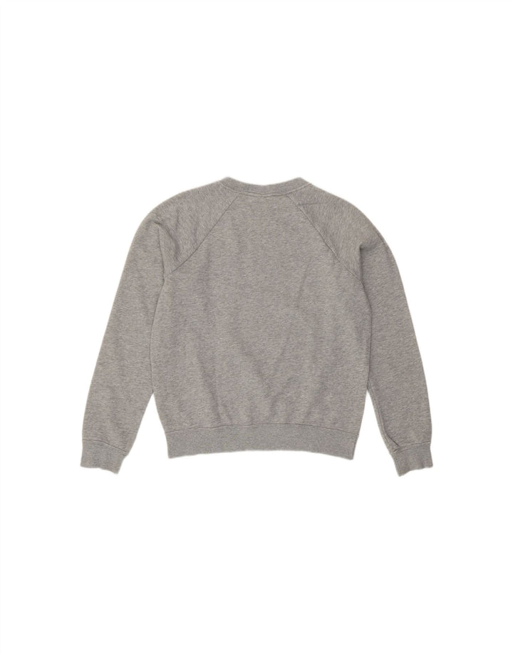 NIKE Womens Sweatshirt Jumper UK 10 Small Grey Cotton