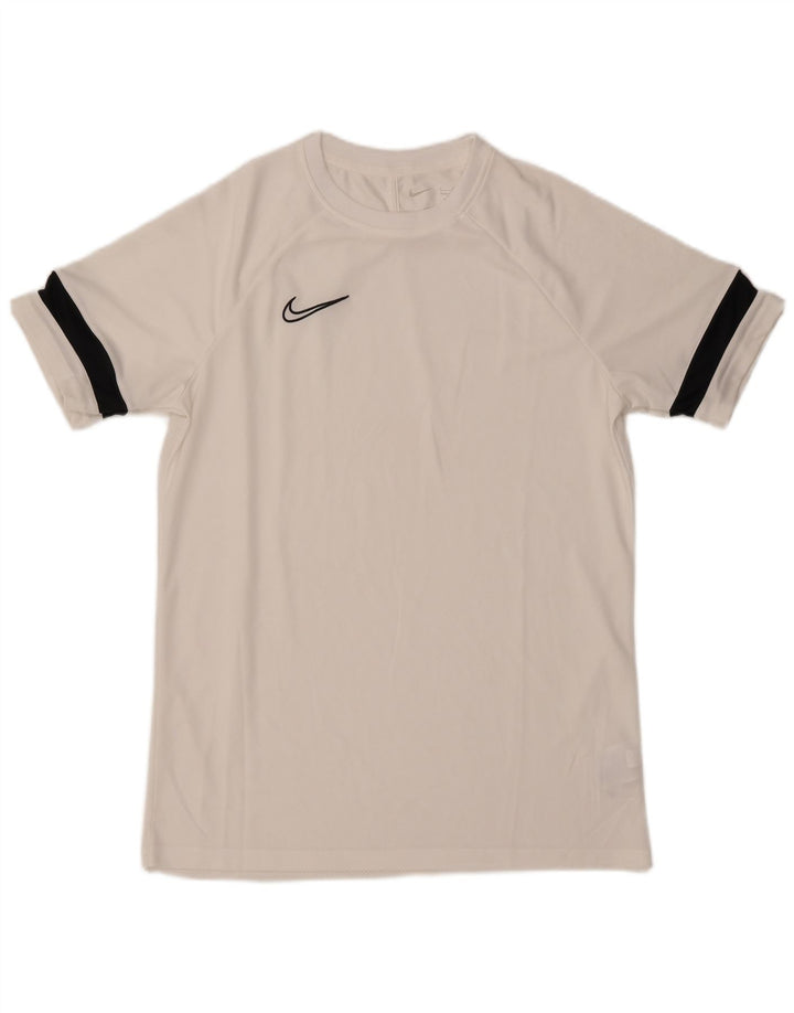 Мужская футболка Nike Dri Fit, большой белый полиэстер с цветными блоками