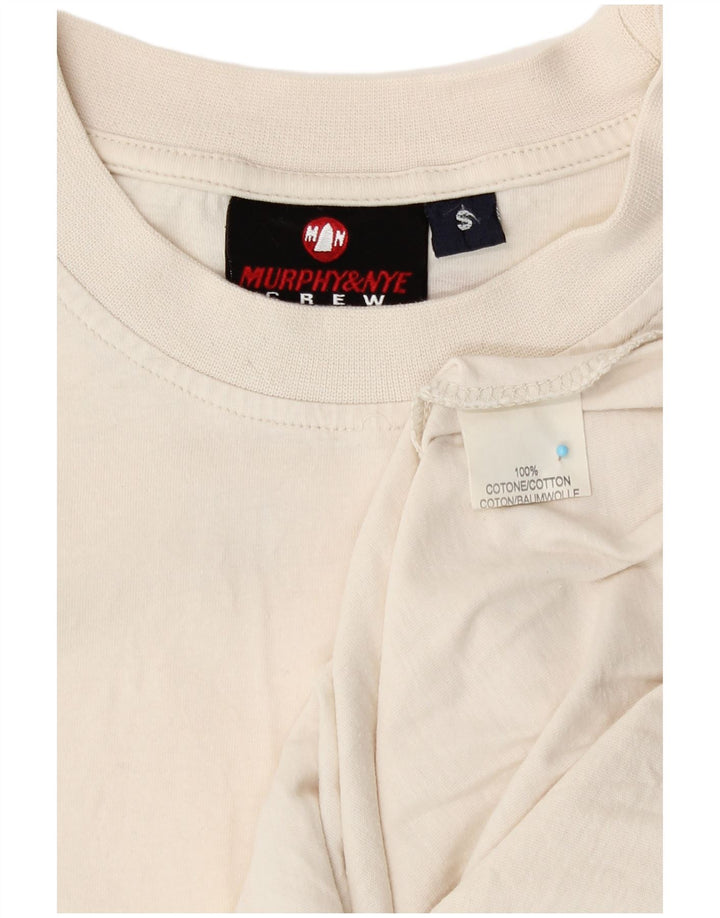 Мужской топ с рисунком Murphy & Nye, маленький белый хлопок с длинными рукавами