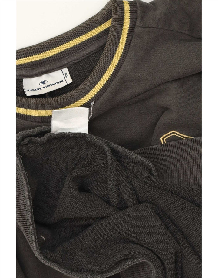 Мужской свитшот с рисунком Tom Tailor 2XL, серый хлопок