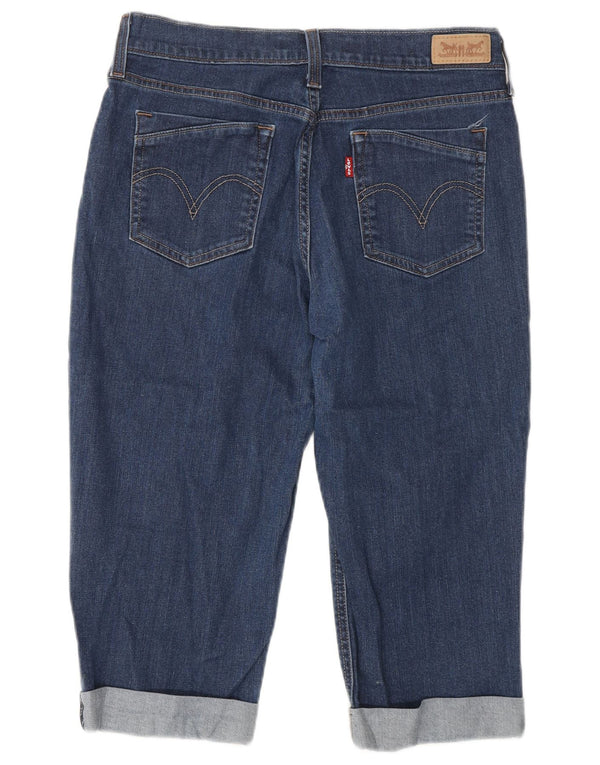 Женские капри LEVI'S US 8 Medium W29 L17 Синие хлопковые