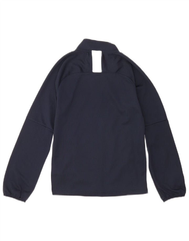 Спортивный костюм Nike для мальчиков Dri Fit, верхняя куртка, 8–9 лет, маленький размер, темно-синий, полиэстер