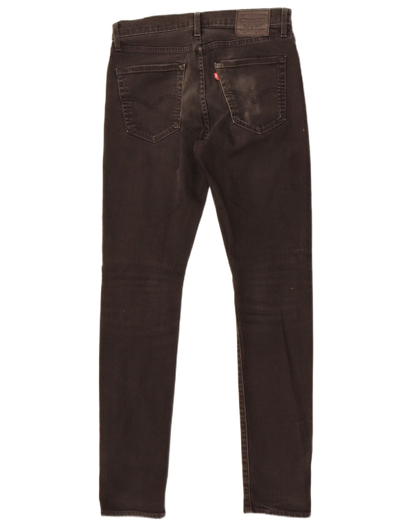 Мужские зауженные джинсы Levi's 511 W32 L34, черный хлопок