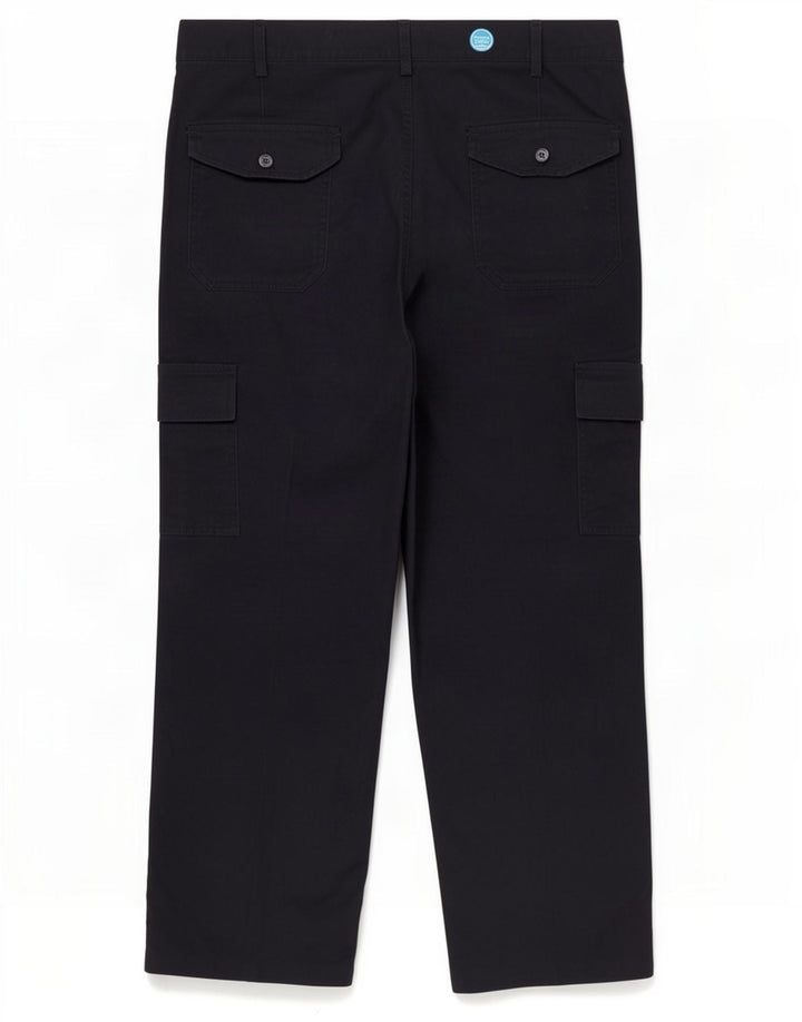 Мужские прямые брюки-карго Dickies W34 L26 темно-синие из полиэстера