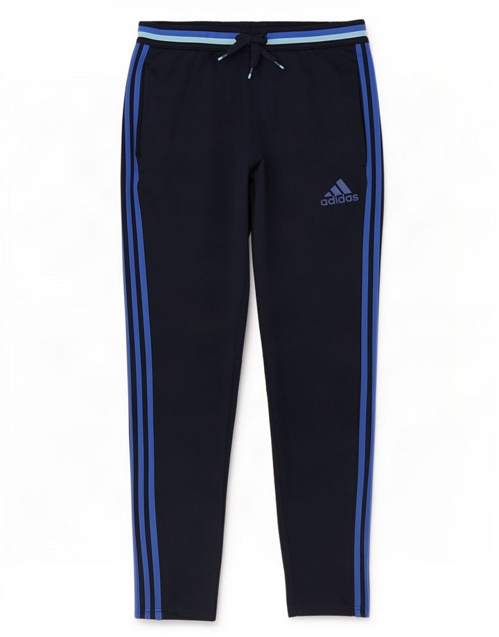 Мужские спортивные брюки Adidas Climacool, маленькие темно-синие, полиэстер