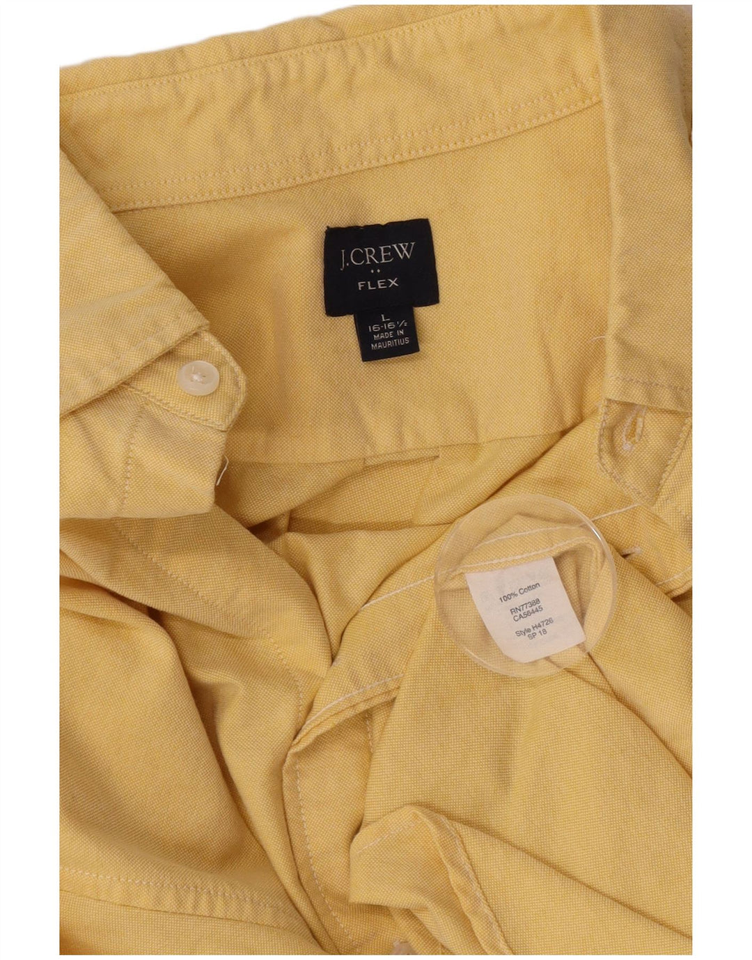 Мужская рубашка J. Crew, размер 16, 1/2, большая, желтая, хлопковая