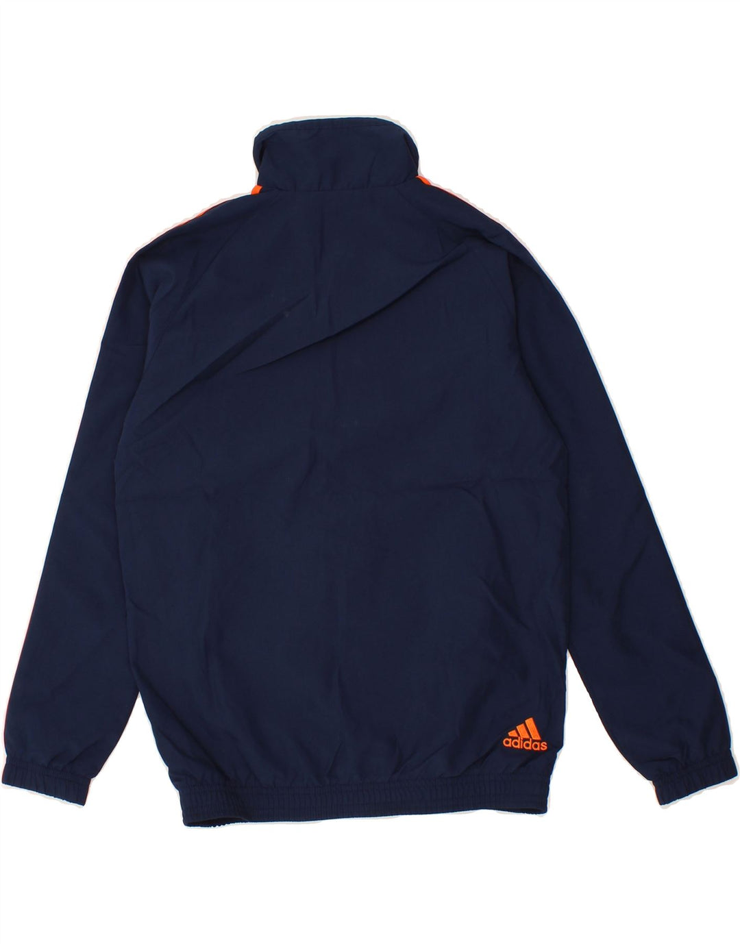 ADIDAS Boys Tracksuit Top Jacket 9-10 Years Navy Blue Vintage Adidas and Second-Hand Adidas from Messina Hembry 