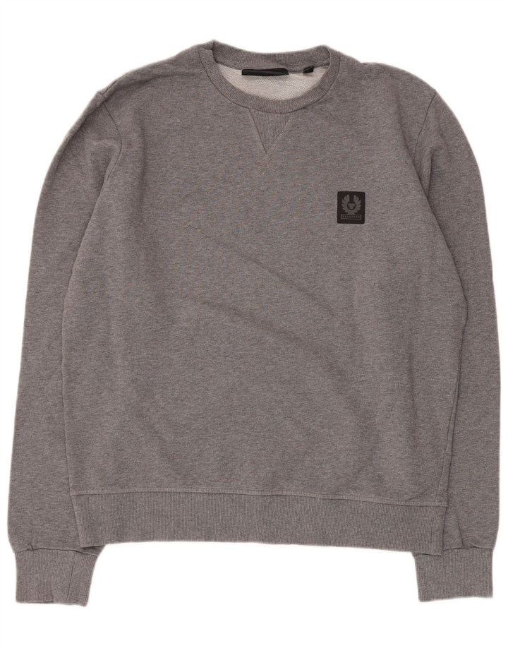 Женский свитер Belstaff UK 20 2XL, серый хлопок