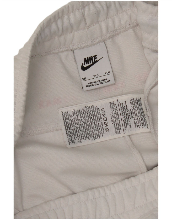 Мужские спортивные шорты Nike 2XL, белый полиэстер