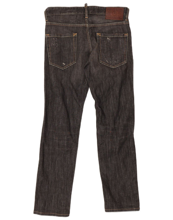 Мужские прямые джинсы Dsquared2 IT 44 XS W32 L30, серый хлопок