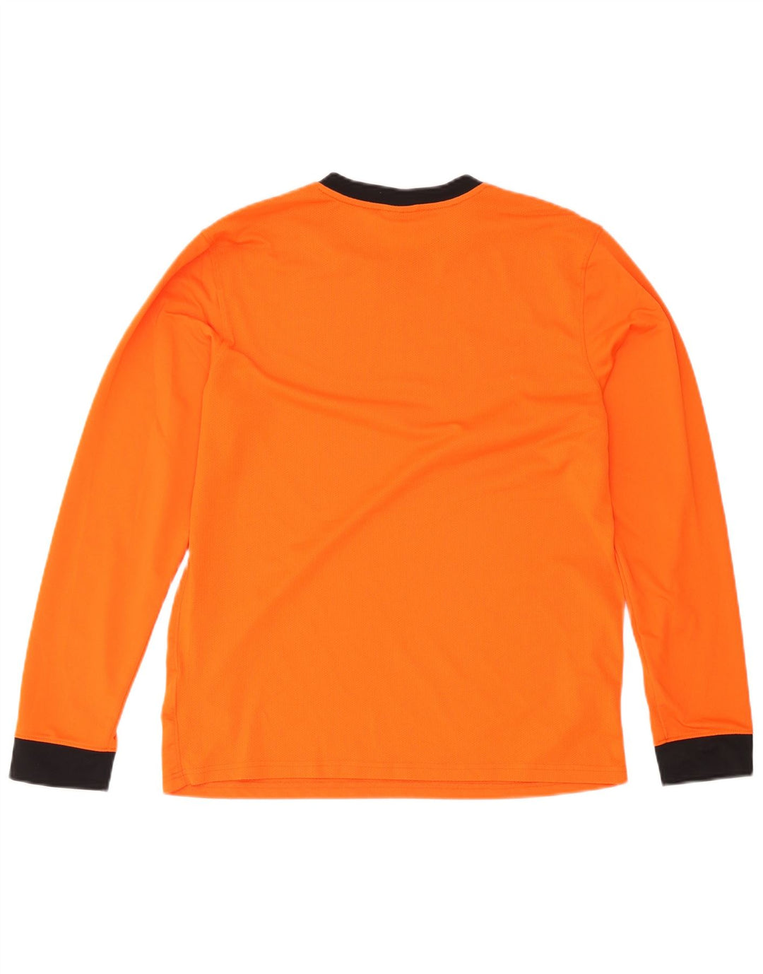 Мужской топ Nike Dri Fit с длинным рукавом, большой оранжевый полиэстер с цветными блоками