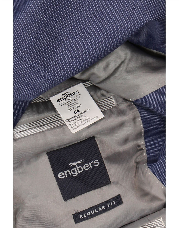 Мужской пиджак Engbers на 2 пуговицах IT 54 2XL Синий Полиэстер