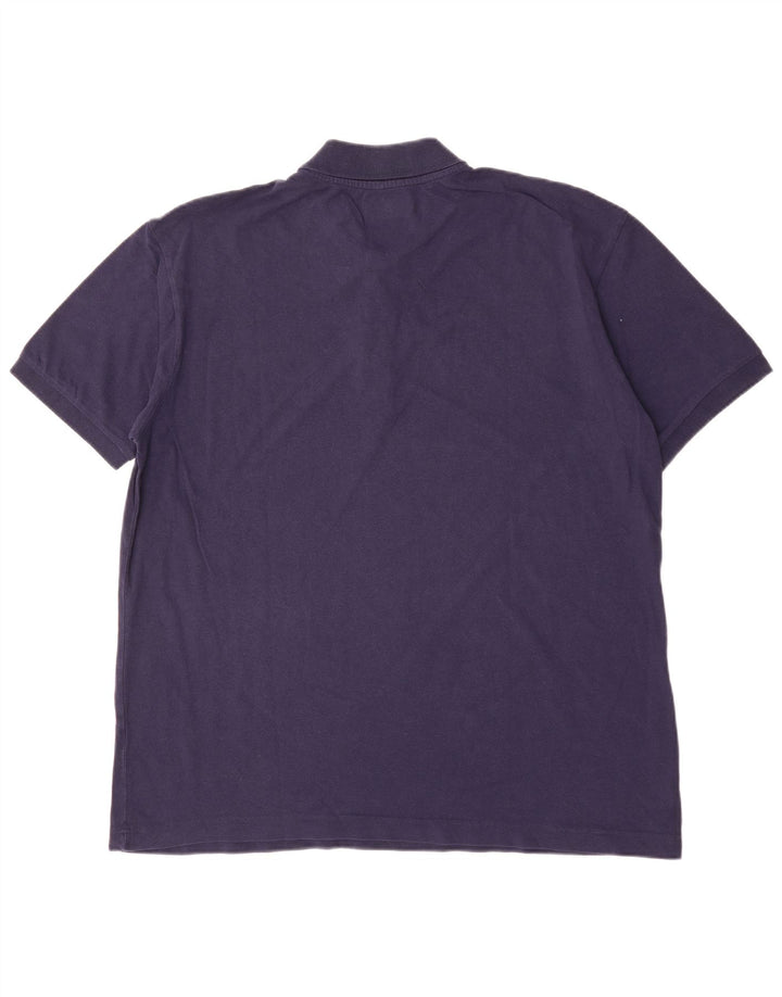 Мужская рубашка-поло KAPPA 3XL темно-синяя, хлопок