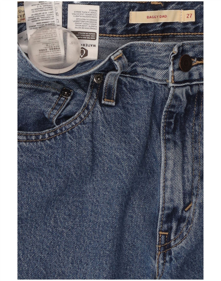 Женские широкие джинсы LEVI'S Baggy Dad W27 L30, синий хлопок