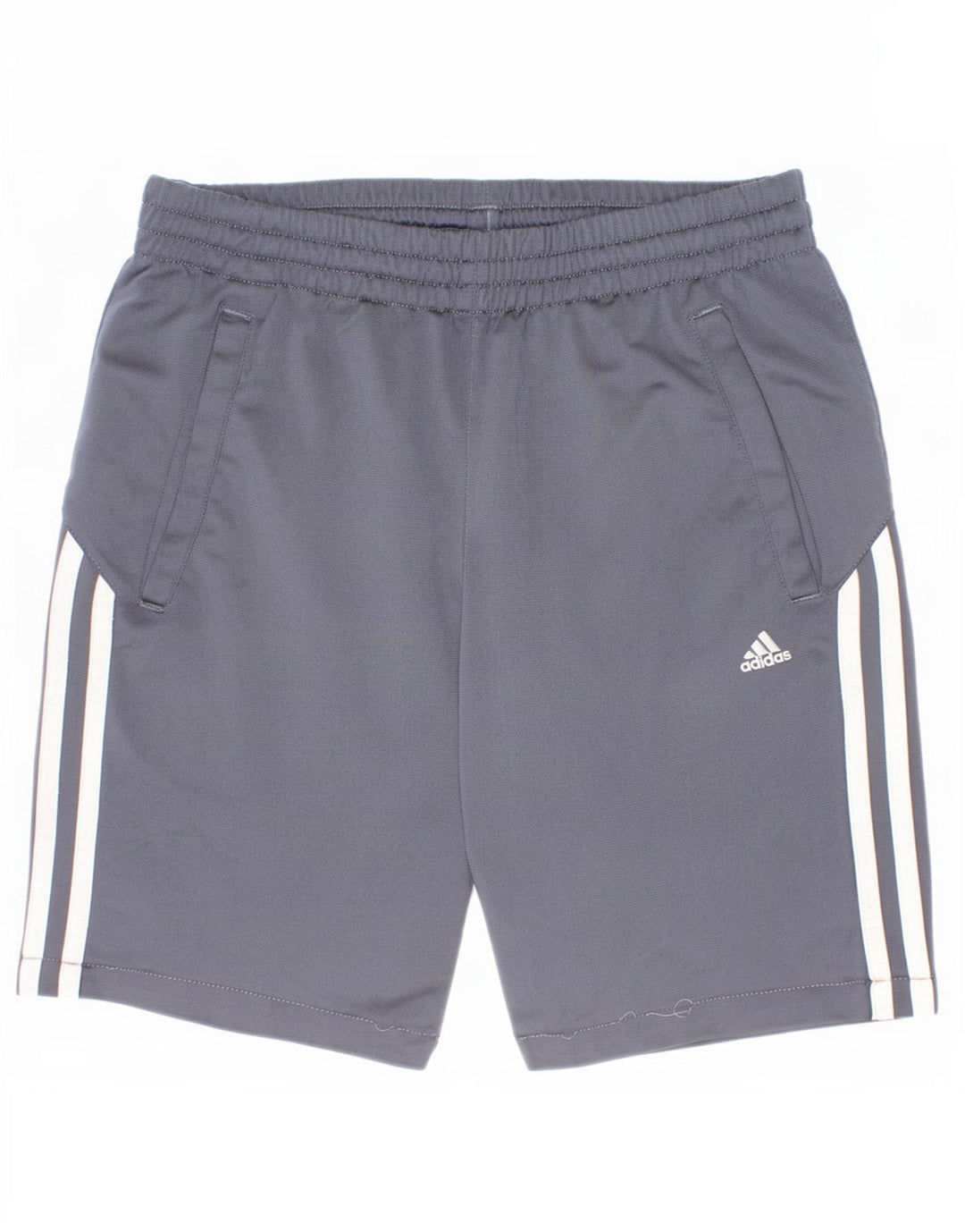 Спортивные шорты Adidas для мальчиков 11-12 лет, серый полиэстер