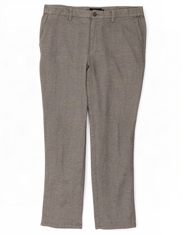 Мужские брюки-чиносы Massimo Dutti Slim Fit EU 44 Large W34 L28 Серые