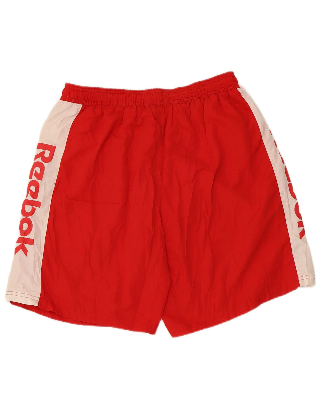 Reebok Мужские шорты для плавания с рисунком XL, красные цветные блоки