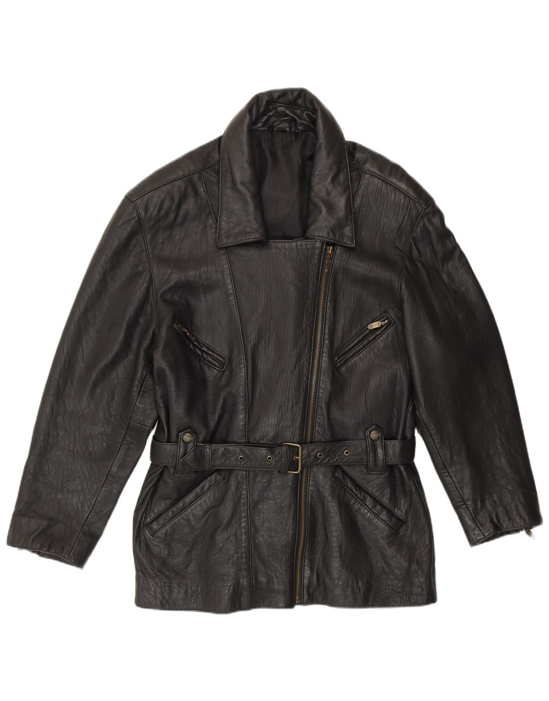 MADDOX Женская кожаная куртка IT 42 Medium Black Leather