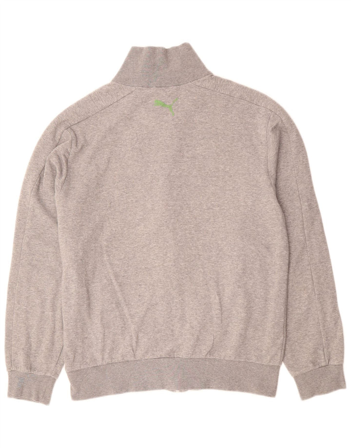 Мужская спортивная куртка с графическим рисунком PUMA, средний серый цвет