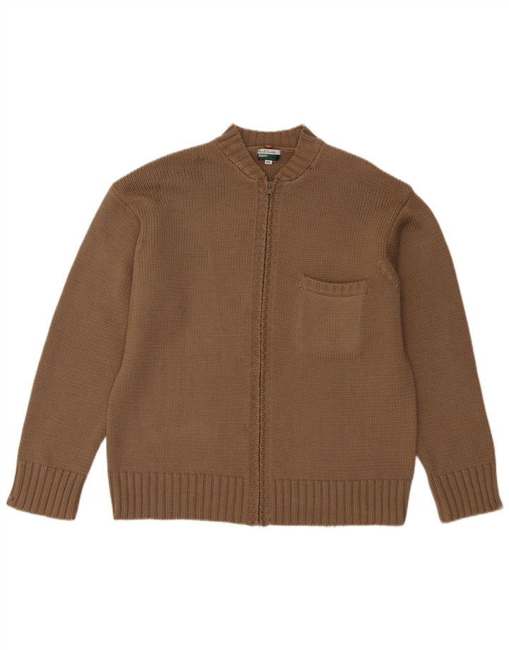 Женский кардиган Paul Smith UK 20 2XL, бежевый, шерсть
